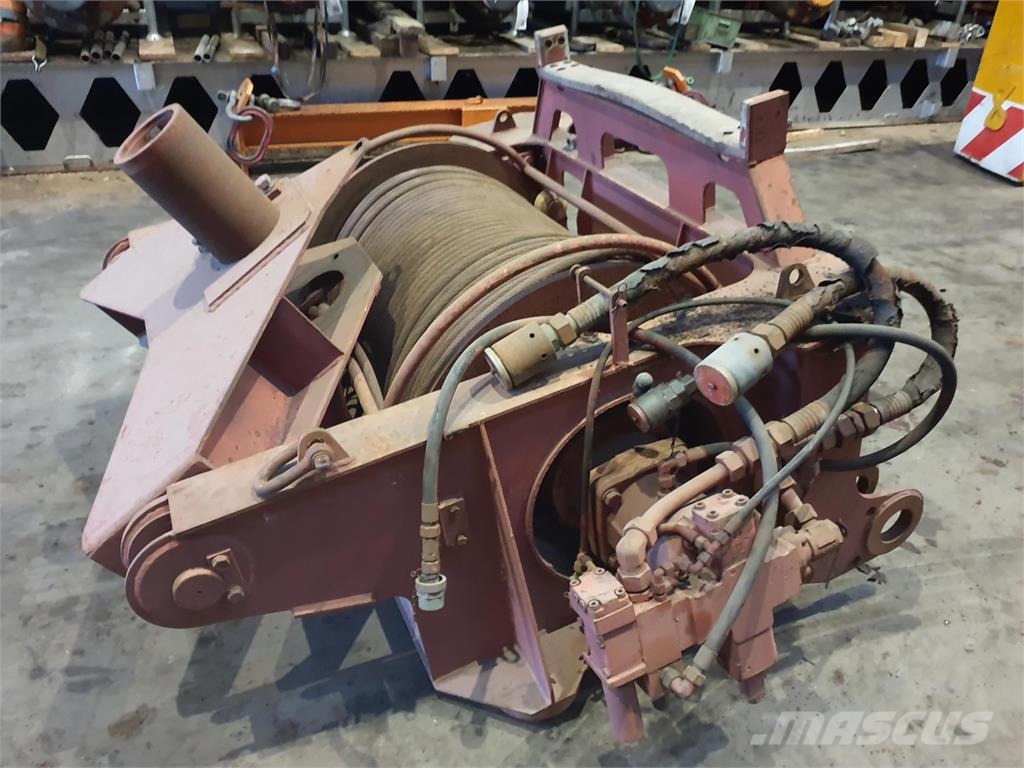 Krupp KMK 8350 2nd winch Krandele og udstyr
