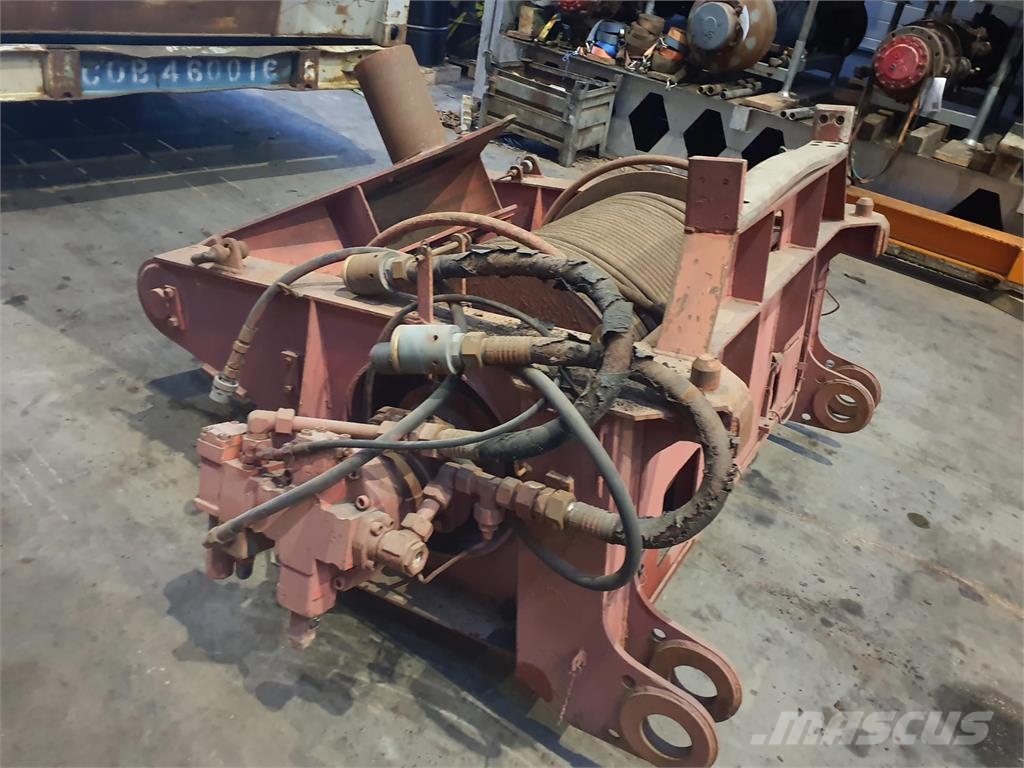 Krupp KMK 8350 2nd winch Krandele og udstyr