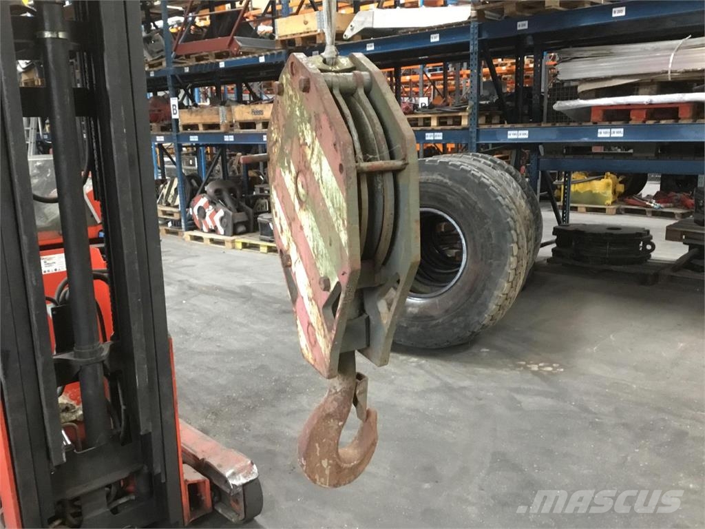Liebherr Hookblock 16mm 1 sheave Kranar, delar och tillbehör