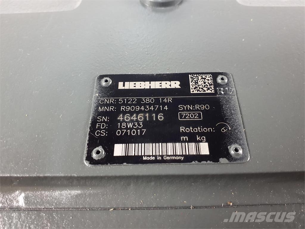 Liebherr LHM hydraulic Pump A4V250 Εξαρτήματα και εξοπλισμός για γερανούς