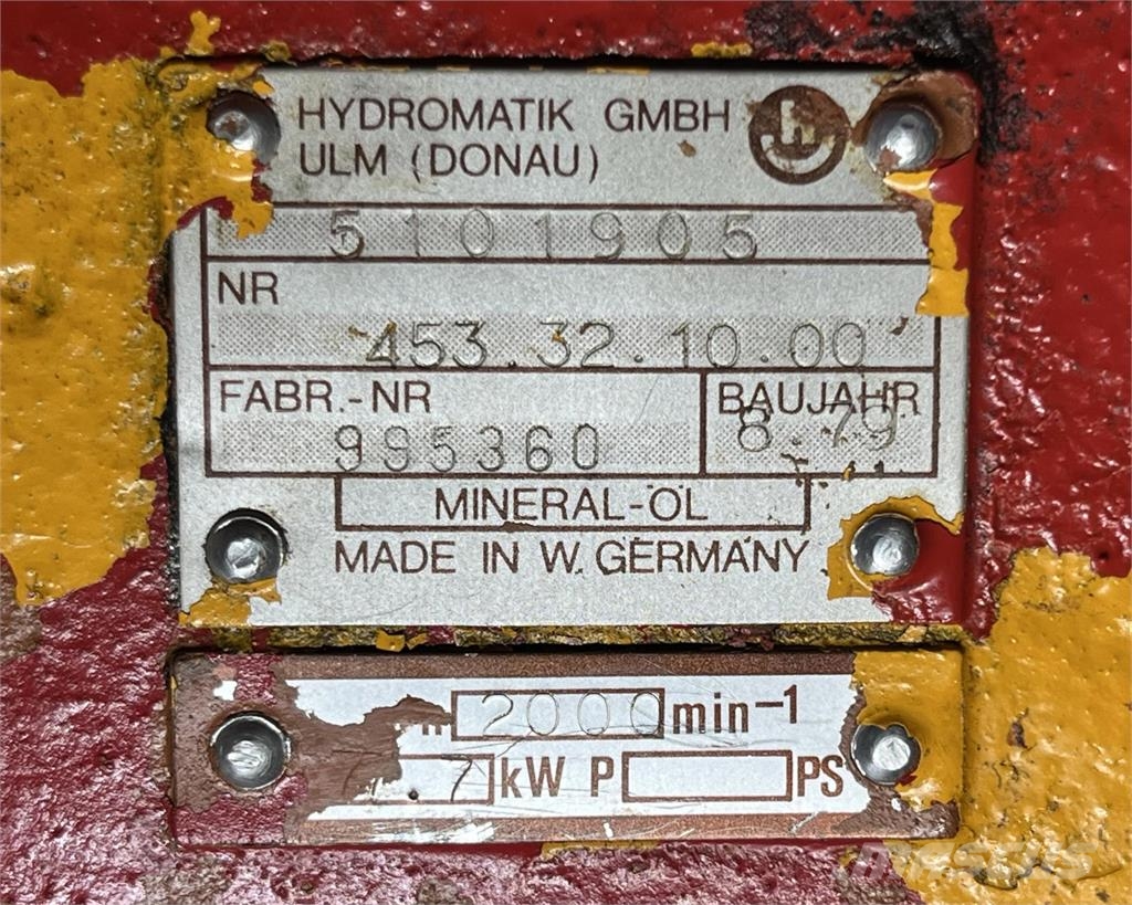 Liebherr LT 1200 hydro pump combination Vinç parçalari