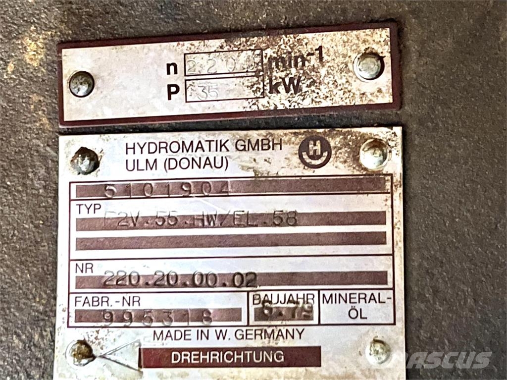 Liebherr LT 1200 hydro pump combination Vinç parçalari