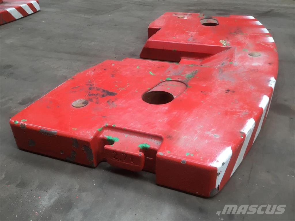 Liebherr LTM 1060-2 counterweight 2,7 ton Oprema i dijelovi za kranove