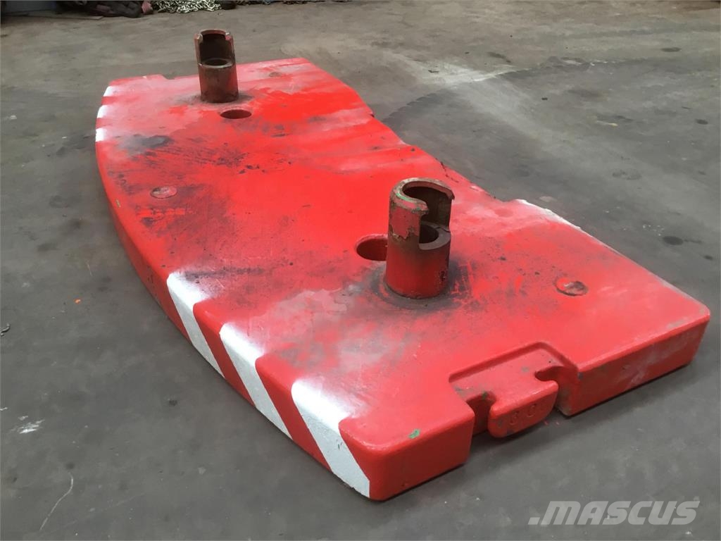 Liebherr LTM 1060-2 counterweight 3,0 ton Części do dźwigów oraz wyposażenie