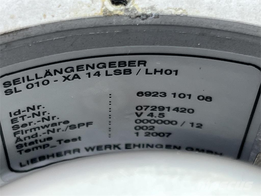 Liebherr LTM 1060/2 rope length indicator Crane parts and equipment