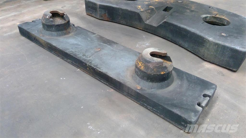 Liebherr LTM 1080-1 counterweight 1,9 ton Kran deler og utstyr