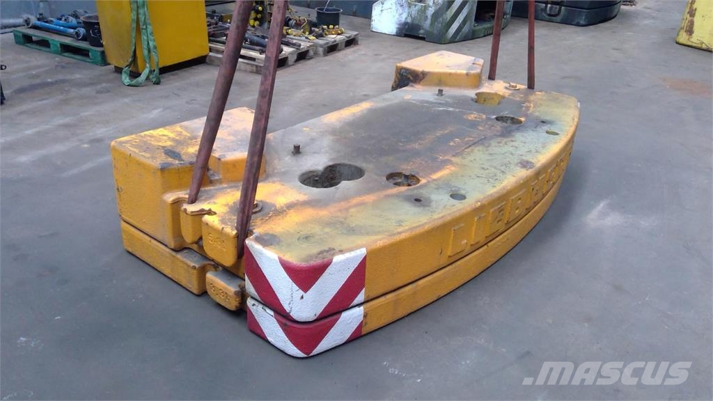 Liebherr LTM 1080-1 counterweight 3,3 ton Kran deler og utstyr