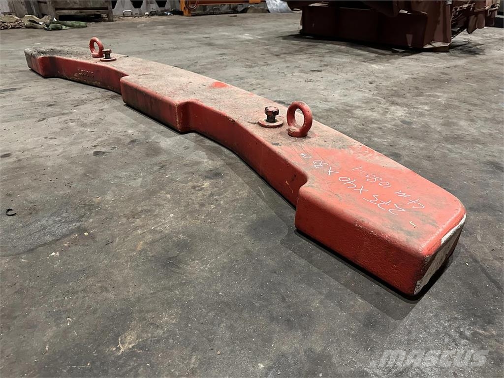Liebherr LTM 1080-1 counterweight 0,8 ton Peças e equipamento de gruas