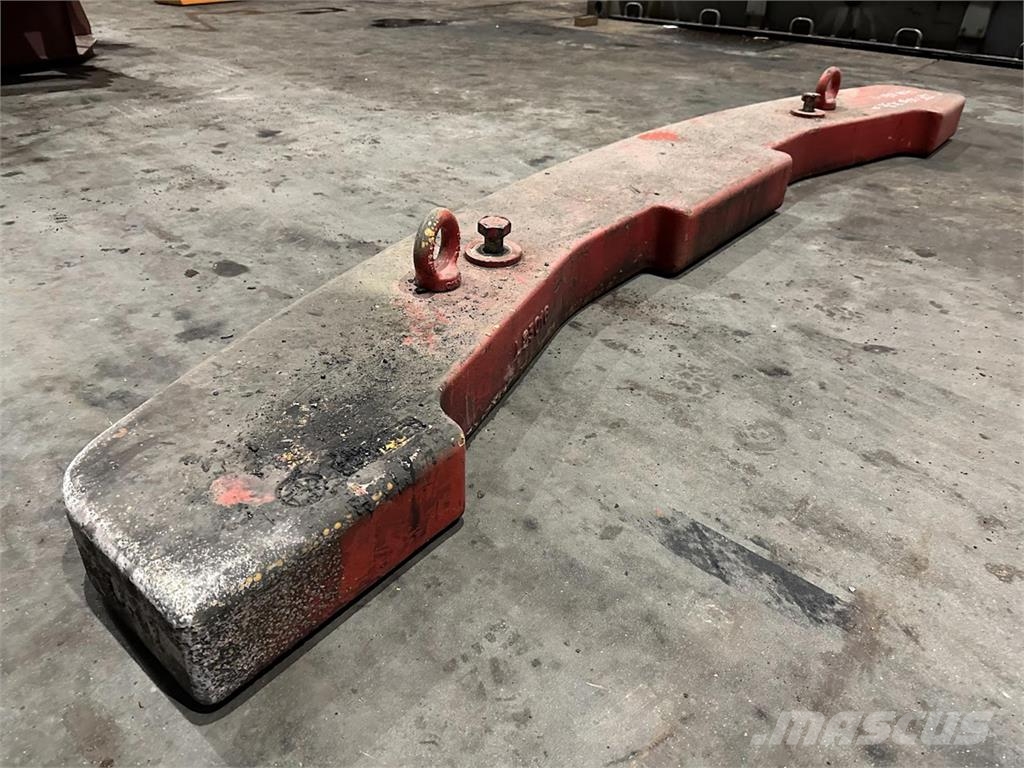Liebherr LTM 1080-1 counterweight 0,8 ton Peças e equipamento de gruas