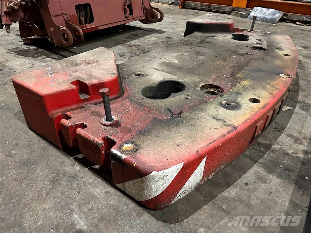Liebherr LTM 1080-1 counterweight 5,8 ton Peças e equipamento de gruas