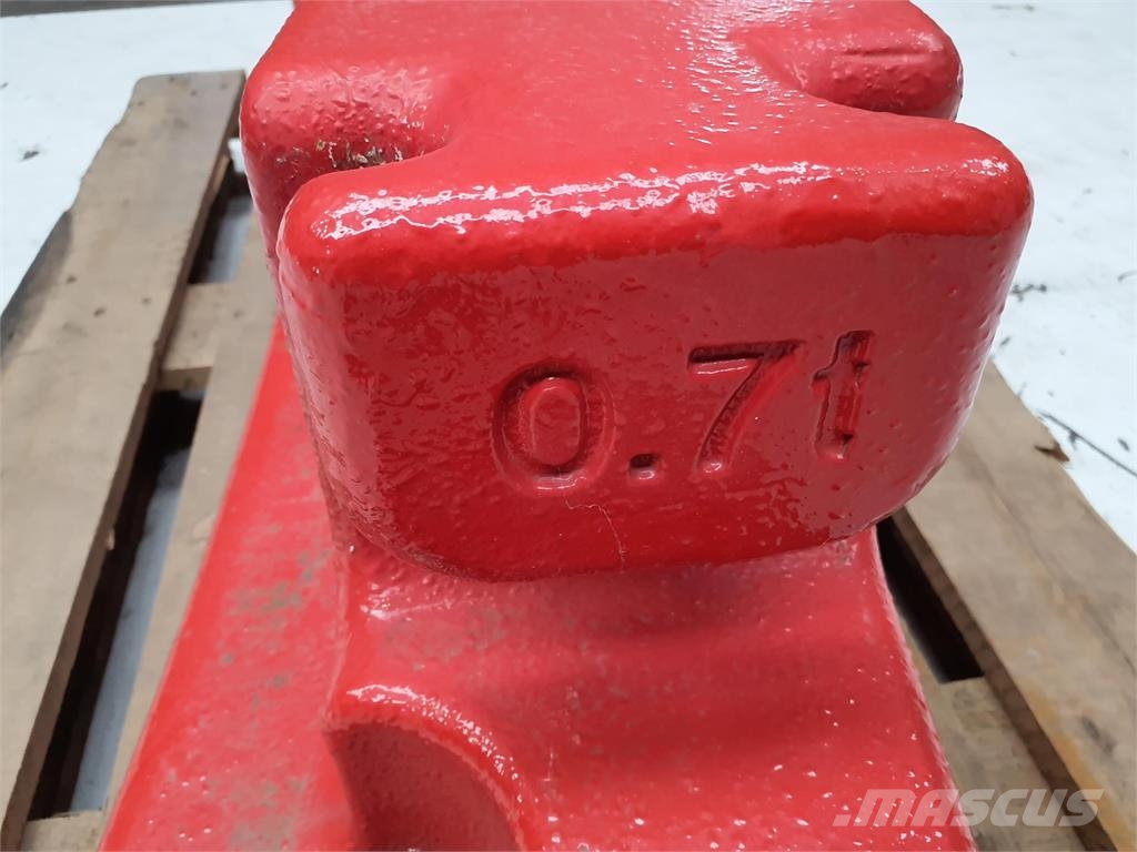 Liebherr LTM 1090-4.2 counterweight 0.71T Crane parts and equipment