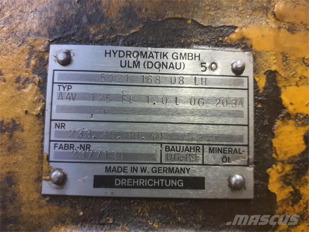 Liebherr LTM 1140 hydraulic pump set Delovi i oprema za kran