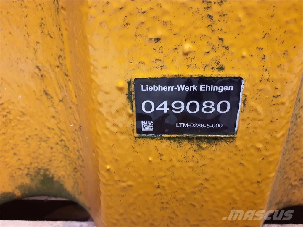 Liebherr LTM 1150-5.3 counterweight 0.8T Crane parts and equipment
