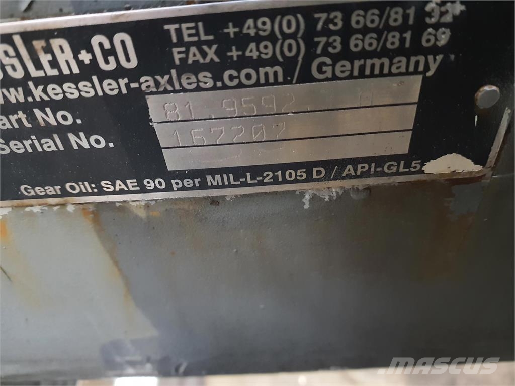 Liebherr LTM 1250-6.1 axle 6 Assen