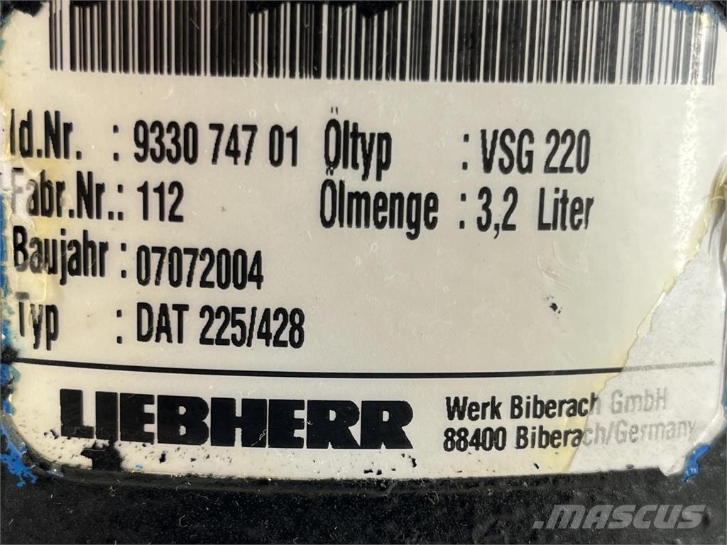 Liebherr LTM 1250-6.1 Slewing gear أجزاء ومعدات رافعات
