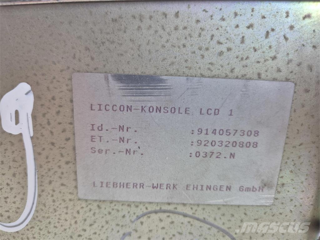Liebherr LTM 1300 Liccon konsole LCD1 Kran deler og utstyr
