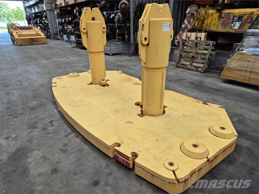 Liebherr LTM 1500 Base counterweight 15T Delovi i oprema za kran