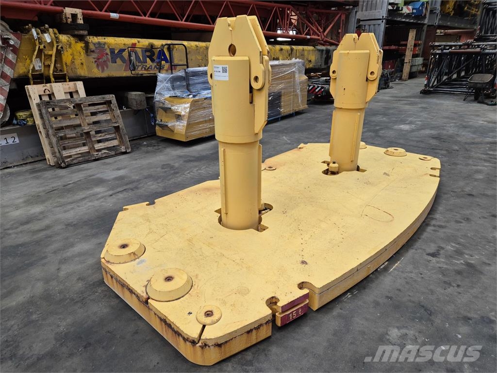 Liebherr LTM 1500 Base counterweight 15T Delovi i oprema za kran