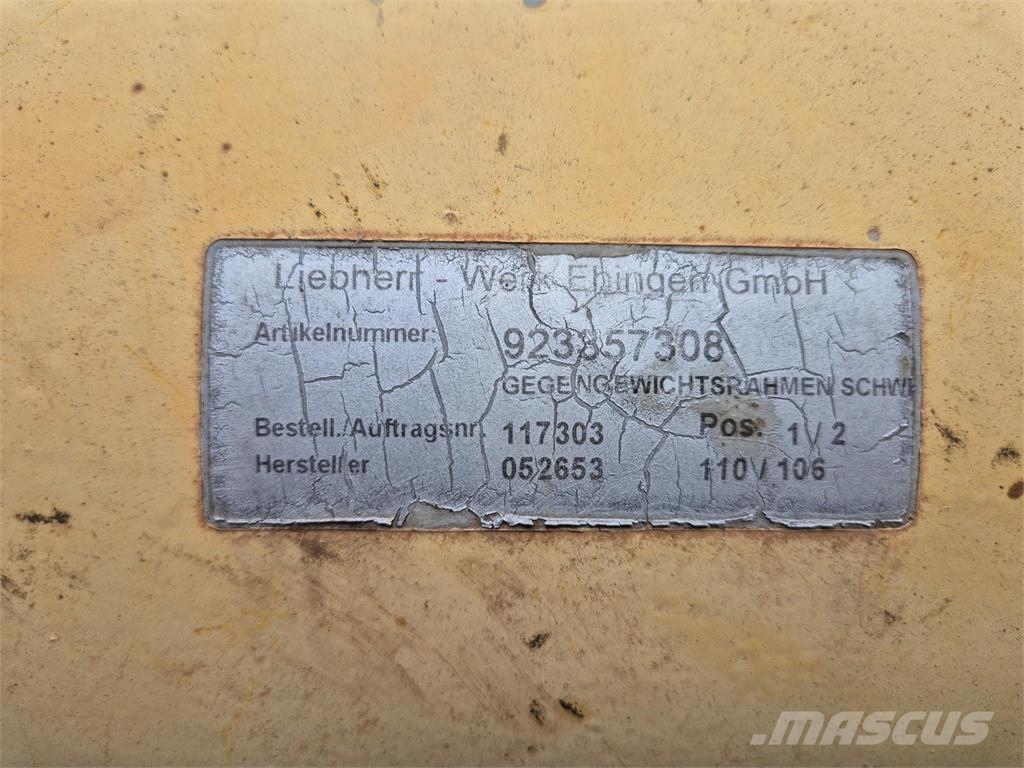 Liebherr LTM 1500 counterweight frame Delovi i oprema za kran