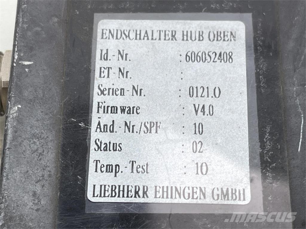 Liebherr LTM Limit switch أجزاء ومعدات رافعات
