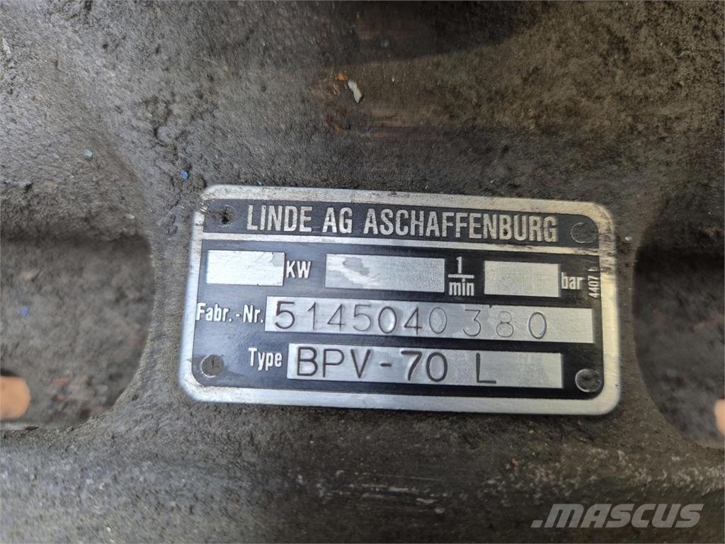 Linde BPV-70L hydraulic pomp Kranų dalys ir įranga