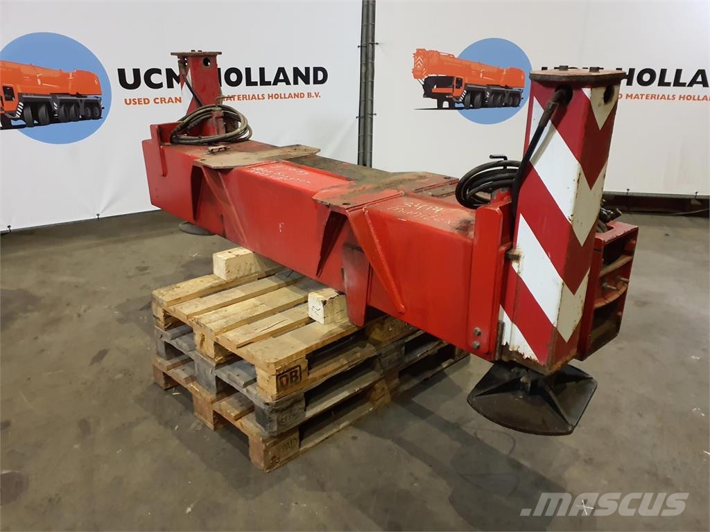 Manitex outrigger box rear complete Vinç parçalari