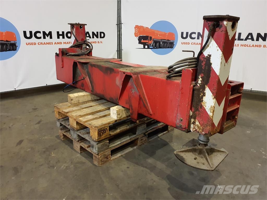 Manitex outrigger box rear complete Vinç parçalari