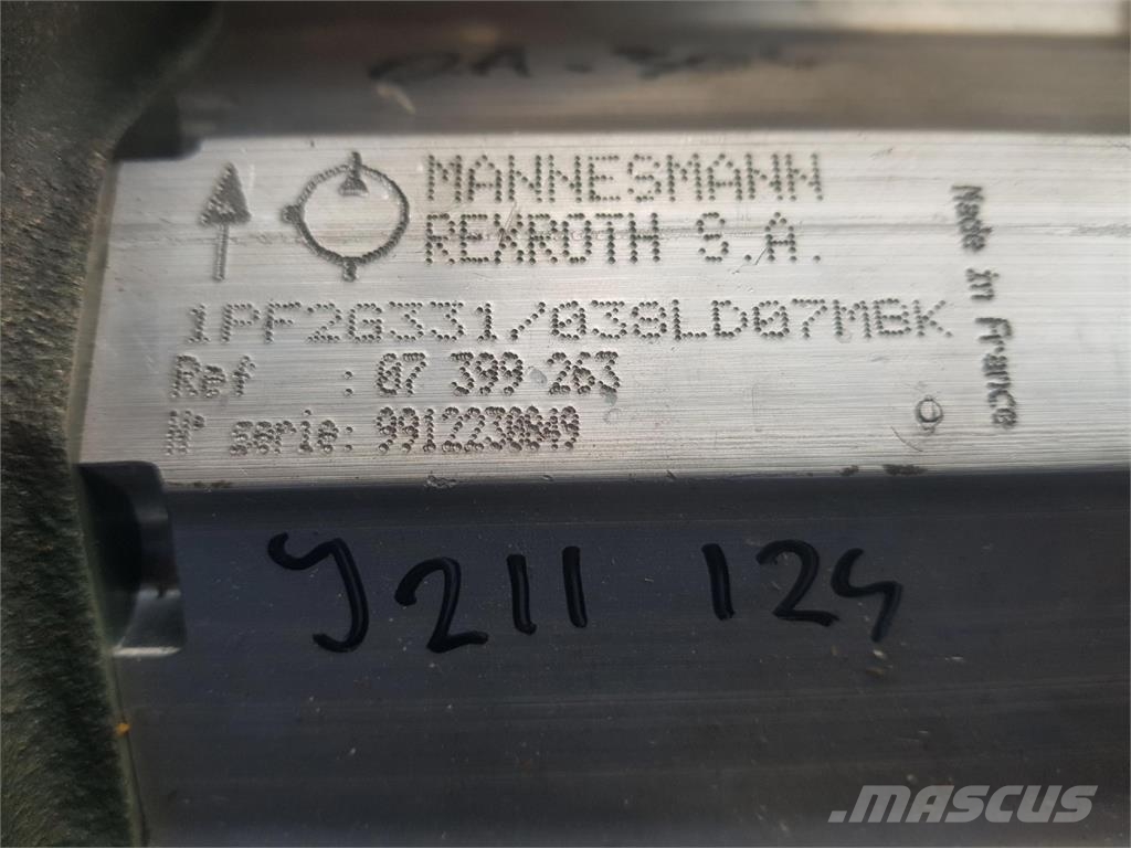 Mannesmann Rexroth gear pump Kranar, delar och tillbehör