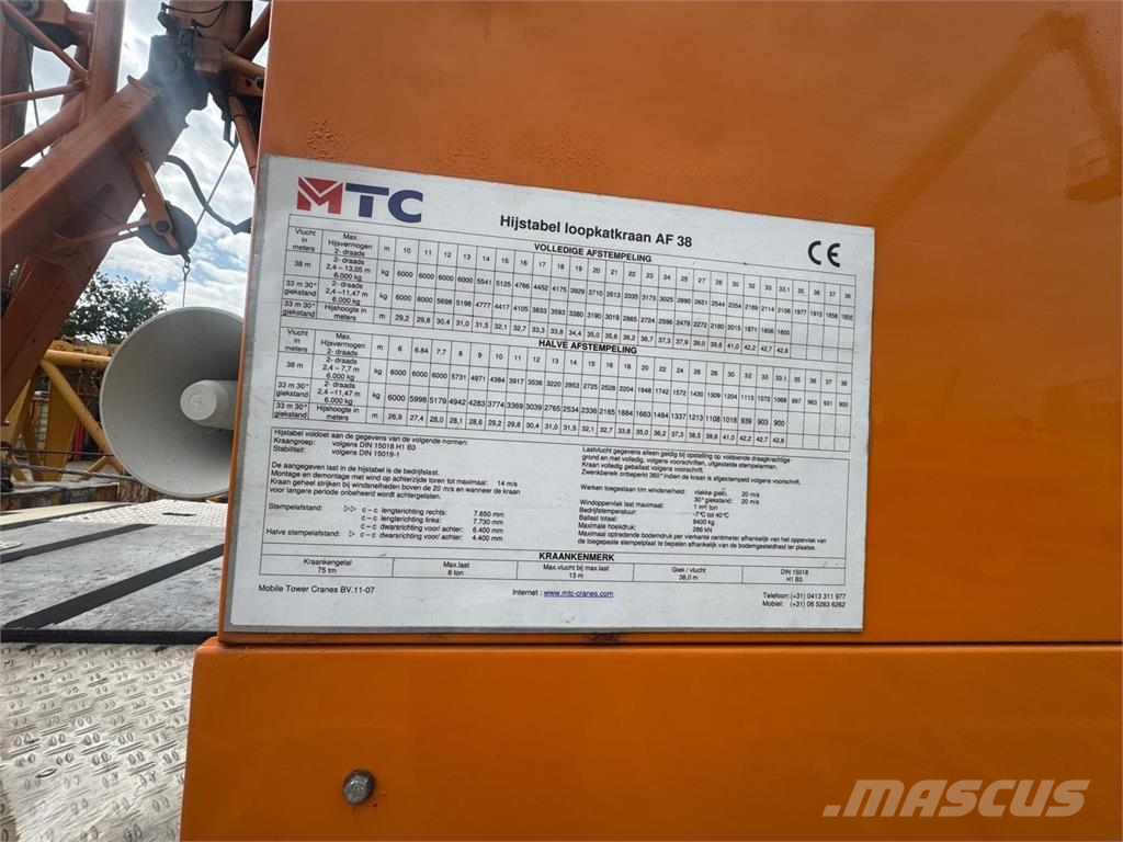 MTC AF 38 Torenkranen