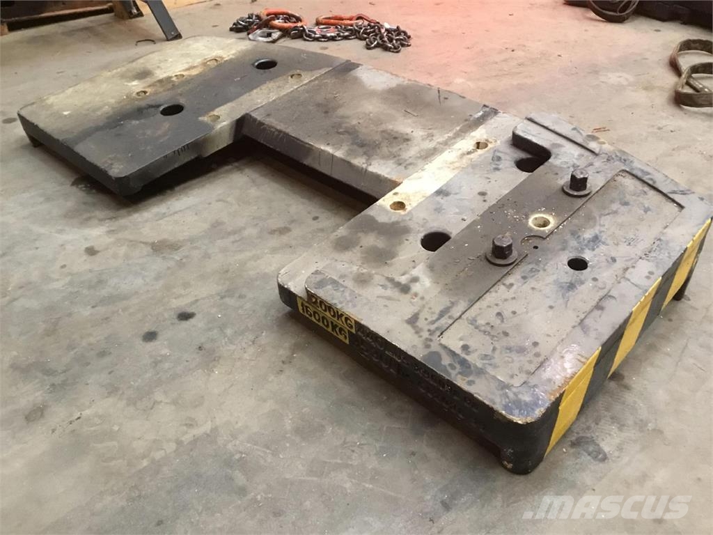 PPM 400 ATT counterweight 1,6 ton 起重机配件设备