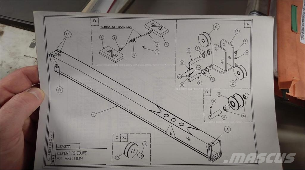 PPM 480 ATT telescopic section 1 起重机配件设备
