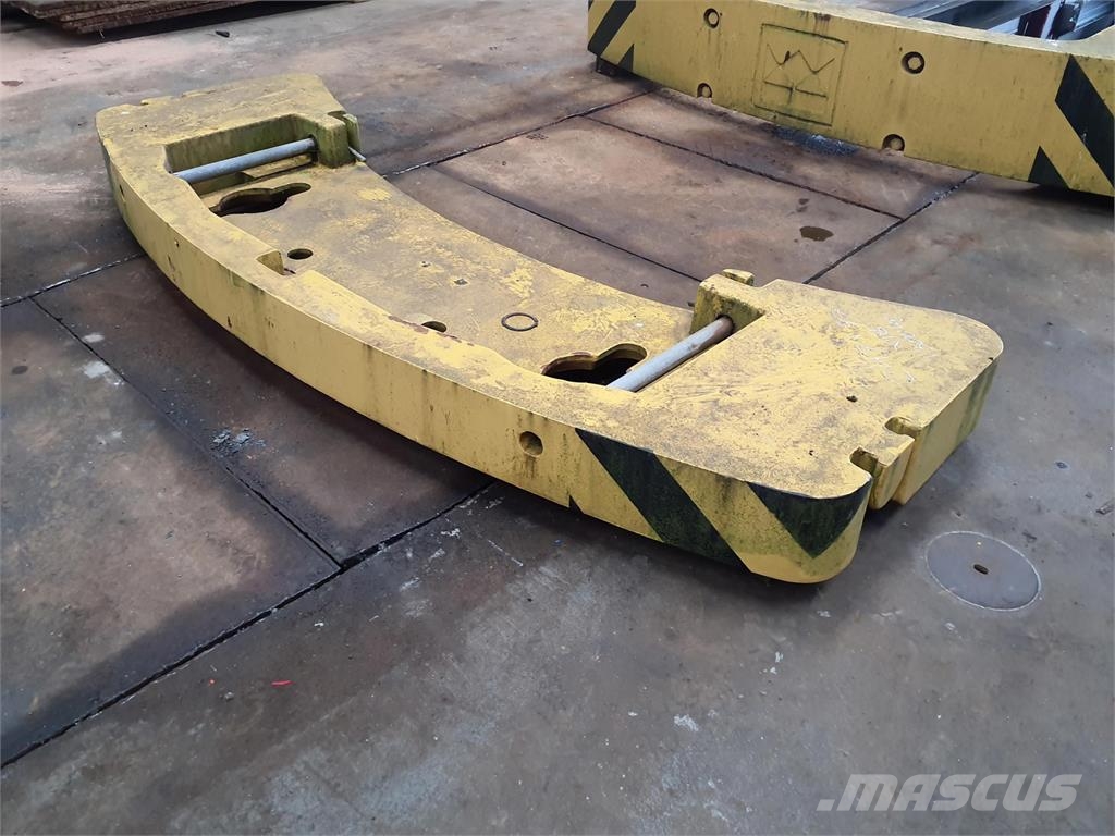 PPM ATT 400-3 counterweight 1.3 ton 起重机配件设备