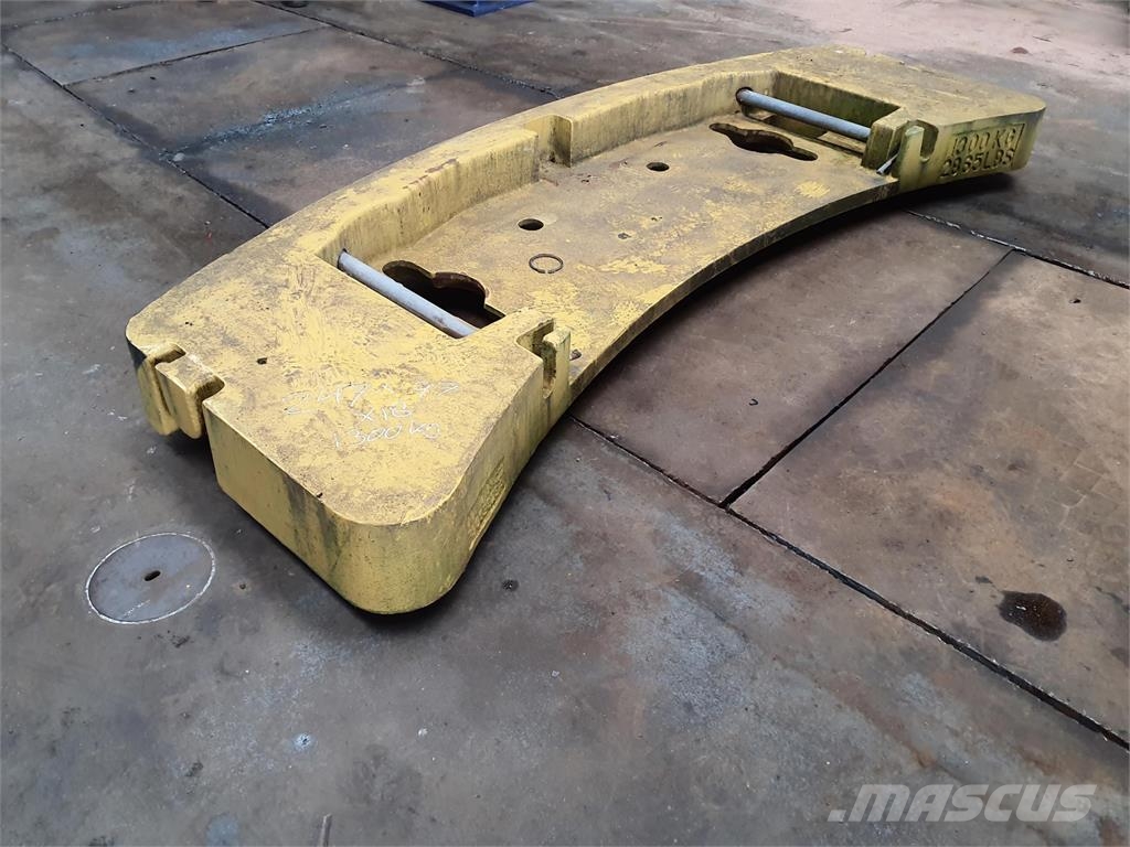 PPM ATT 400-3 counterweight 1.3 ton 起重机配件设备