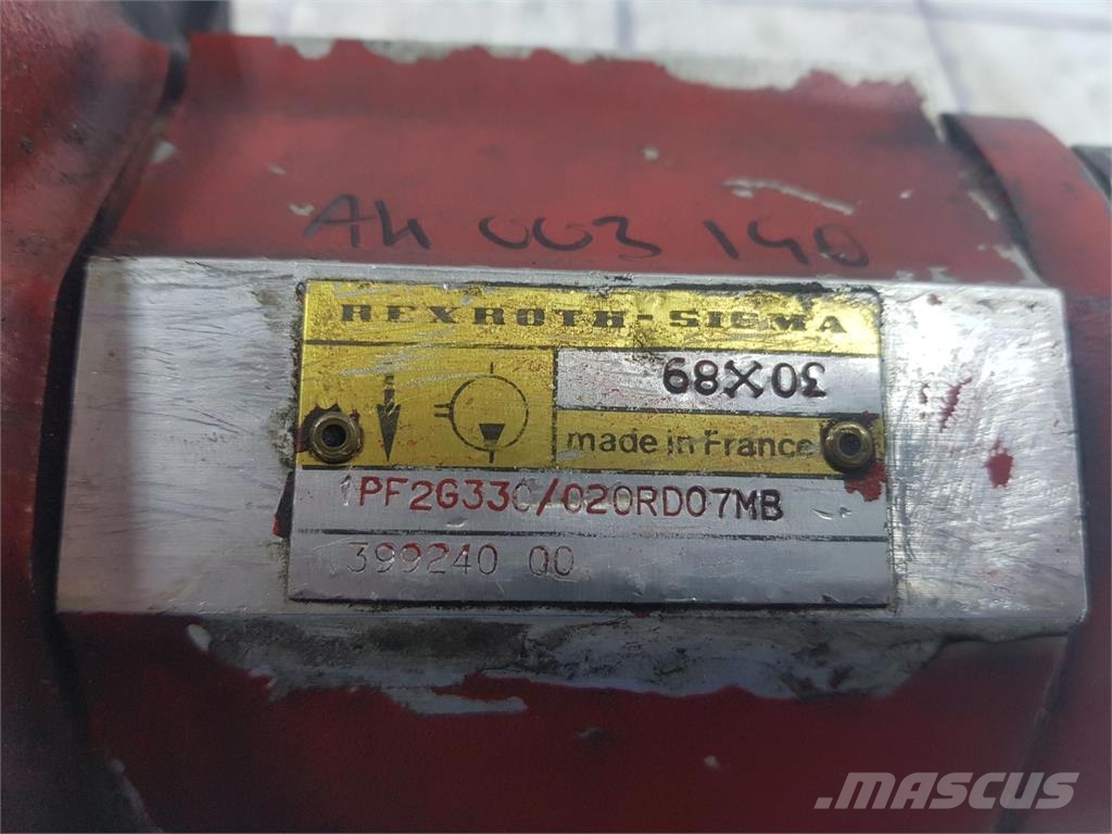 Rexroth sigma Gear pump Kranar, delar och tillbehör