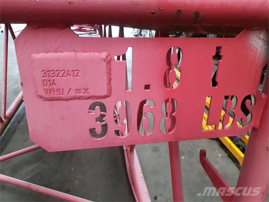 Terex Demag AC 350-6 luffing jib Части и оборудване за кранове