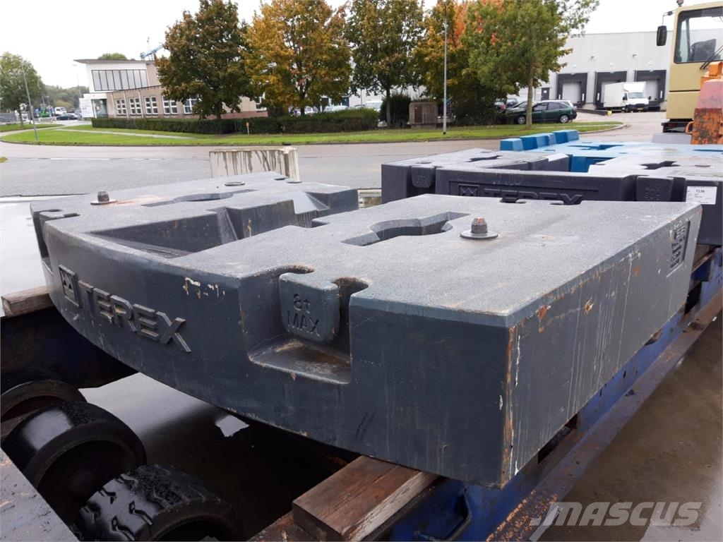 Terex explorer 5500 counterweight 11,0 ton Piezas y equipos para grúas