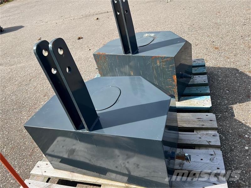 - - - 400 kg vægtklods Front lodd