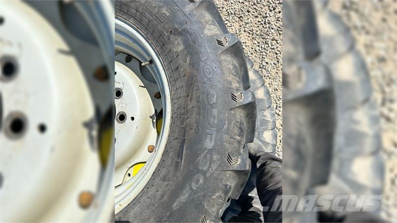 Alliance 380/90r46 + 380/85r30 - stilbare fælge 8+10 huls Dekk, hjul og felger