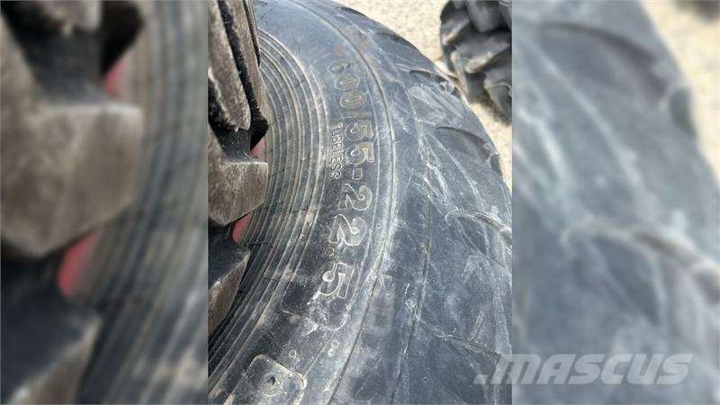 Alliance 600/55-22.5 - 400/60-15.5. Fendt 200 Gume, točkovi i felne