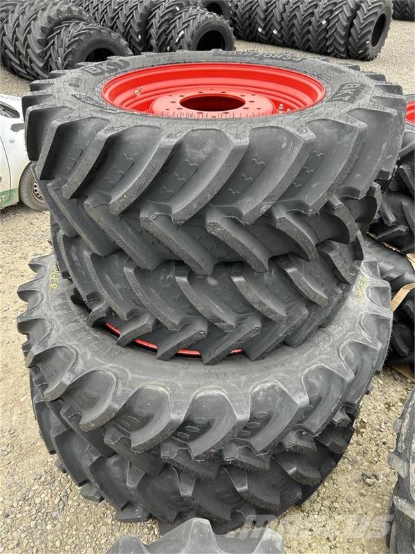 BKT 480/80R50 + 480/70R34 - stilbare fælge. NYE sæt ti Gume, točkovi i felne
