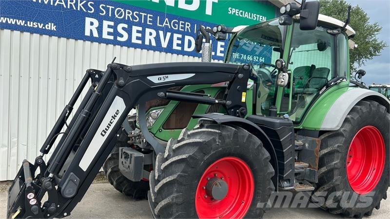 Fendt 514 Vario SCR Profi Med Ålø Q5M Frontlæsser + luft الجرارات