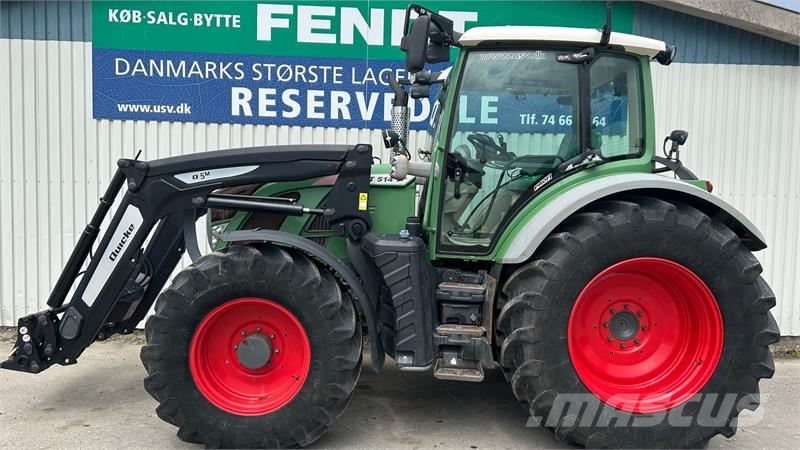 Fendt 514 Vario SCR Profi Med Ålø Q5M Frontlæsser + luft الجرارات