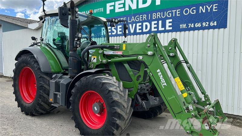 Fendt 516 Vario S4 Power Plus  Med Fendt Frontlæsser 4x8 الجرارات