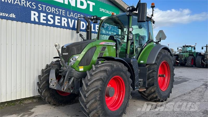 Fendt 516 Vario S4 Profi Plus Som Ny, Få Timer Traktori