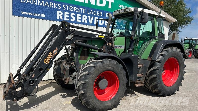 Fendt 716 VARIO TMS Med Hauer Frontlæsser Traktory