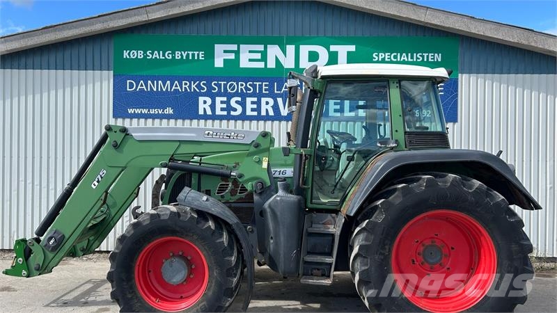 Fendt 716 VARIO TMS Med Ålø Frontlæsser Q75 Traktorji