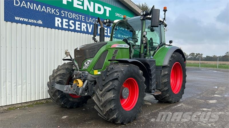 Fendt 720 Vario S4 Profi Plus Med Front PTO Traktory