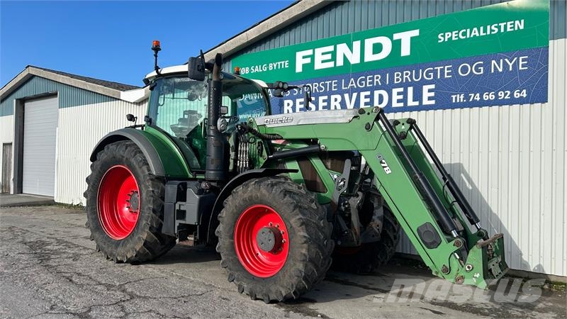 Fendt 720 Vario S4 Profi Plus Med Ålø Q78 Frontlæsser +  Traktoren