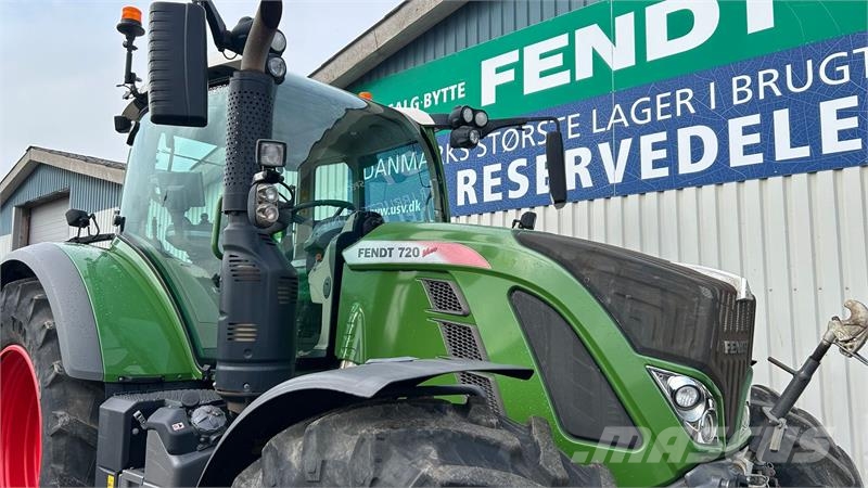 Fendt 720 Vario S4 Profi Plus Med Front PTO Traktory