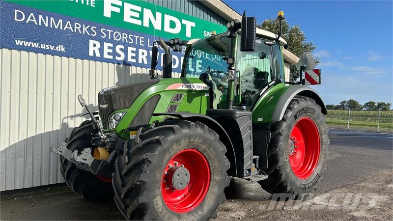 Fendt 722 Vario S4 Profi Plus Med Front PTO Traktorok